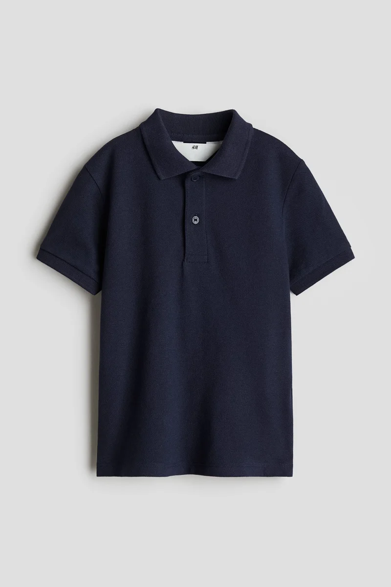 H&M Cotton piqué polo shirt